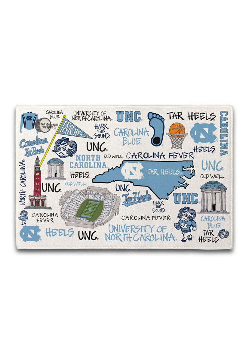 NCAA North Carolina Tar Heels Drying Mat