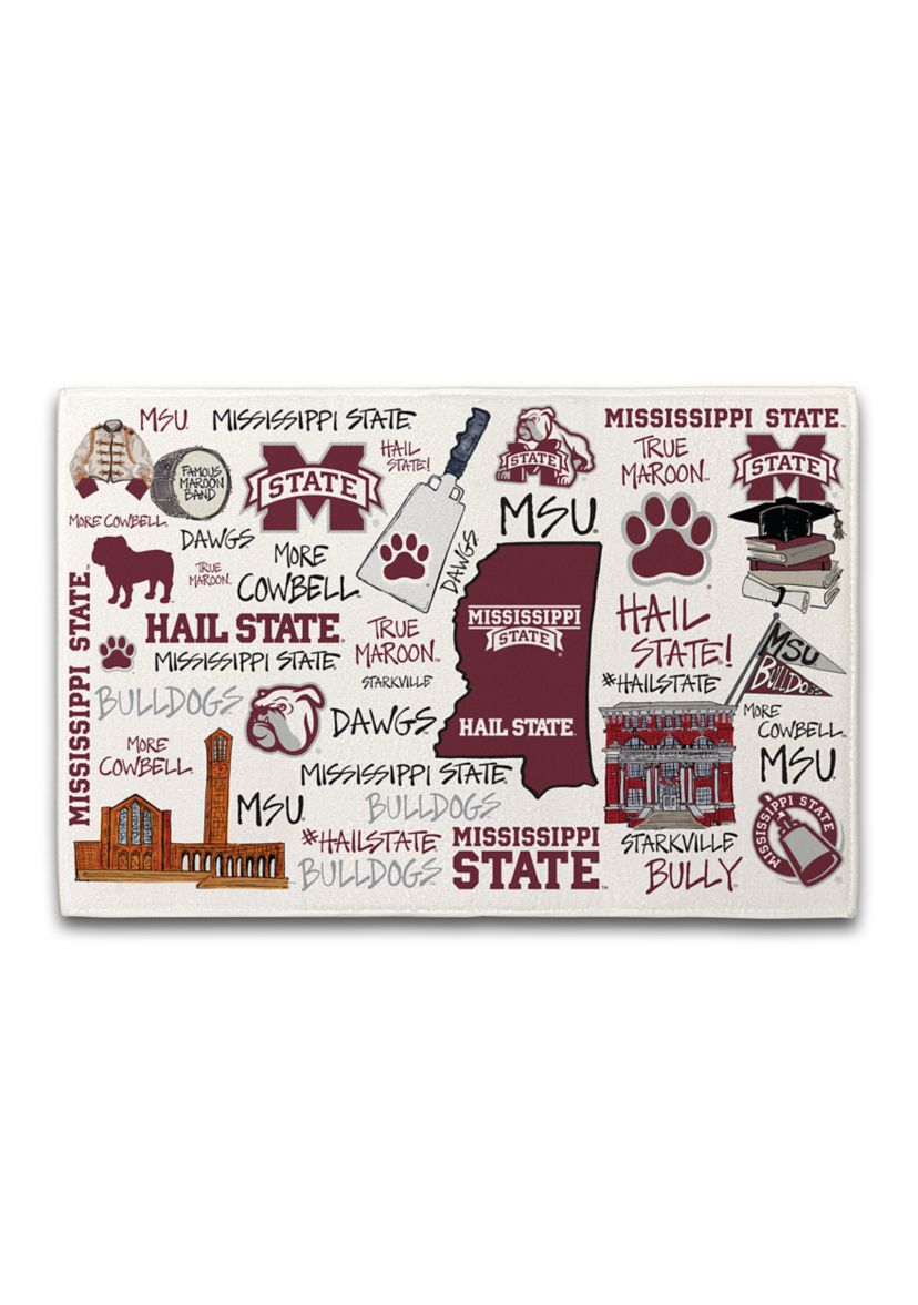 NCAA Mississippi State Bulldogs Drying Mat