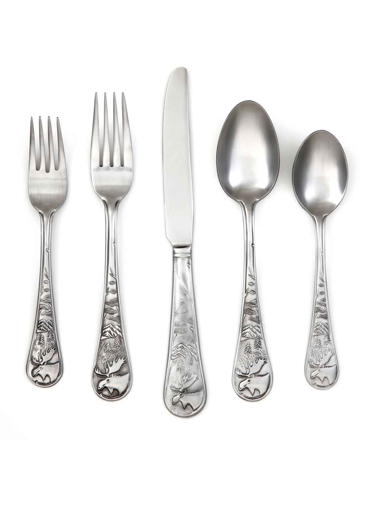 Moose Satin 20-Piece Flatware Set - Online Only