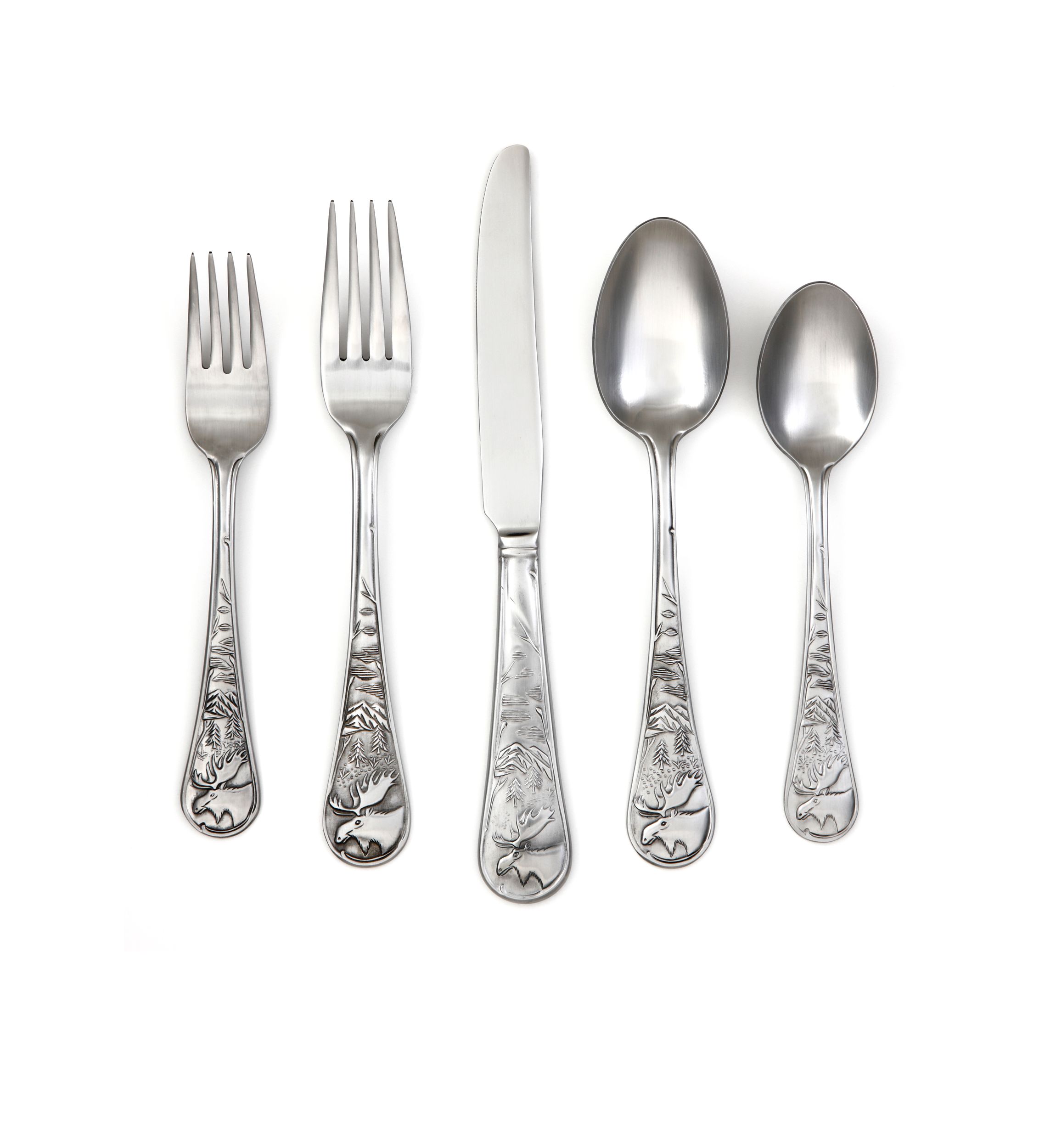 Moose Satin 20-Piece Flatware Set - Online Only
