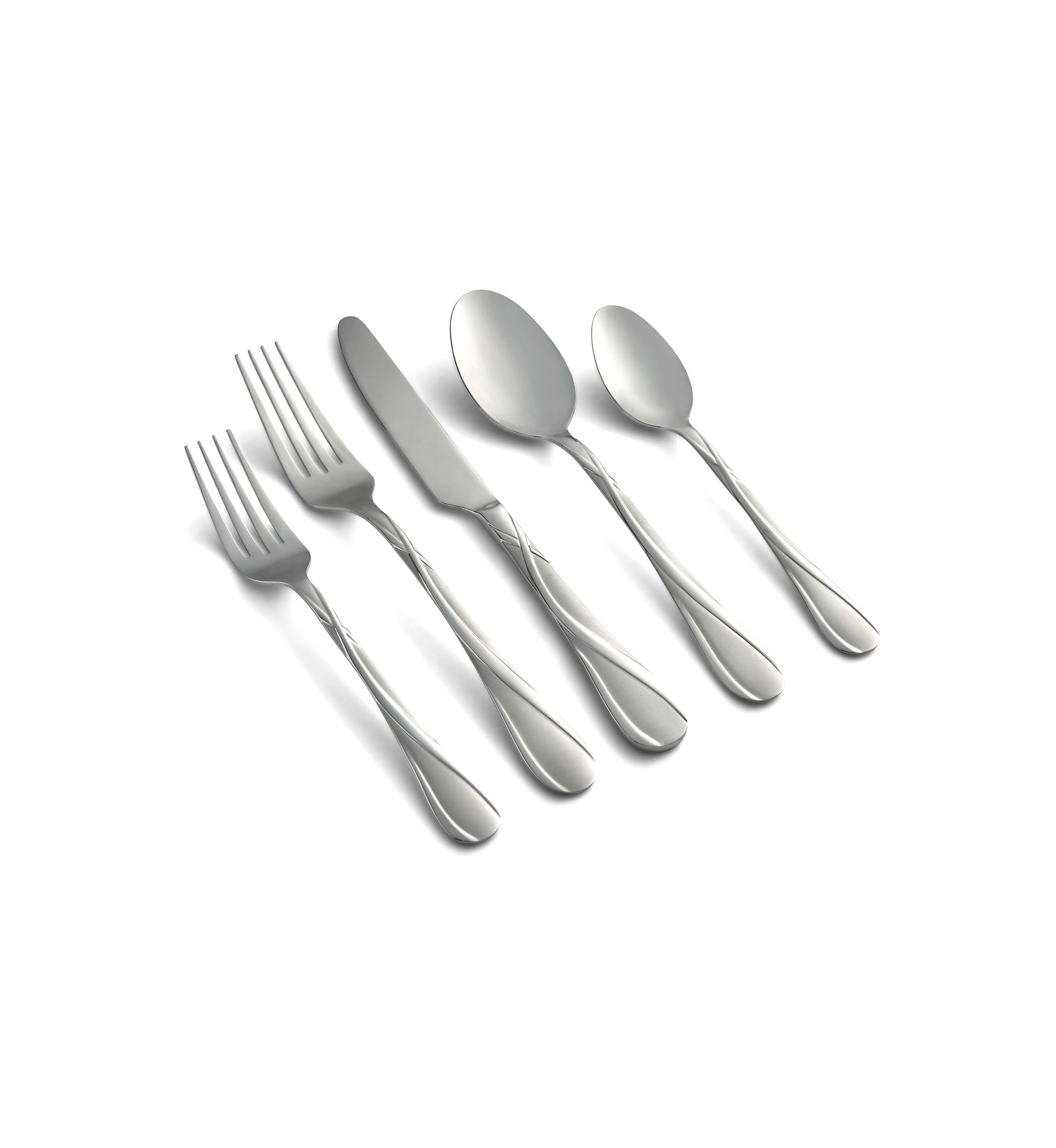 Rue Sand 20-Piece Flatware Set - Service for 4