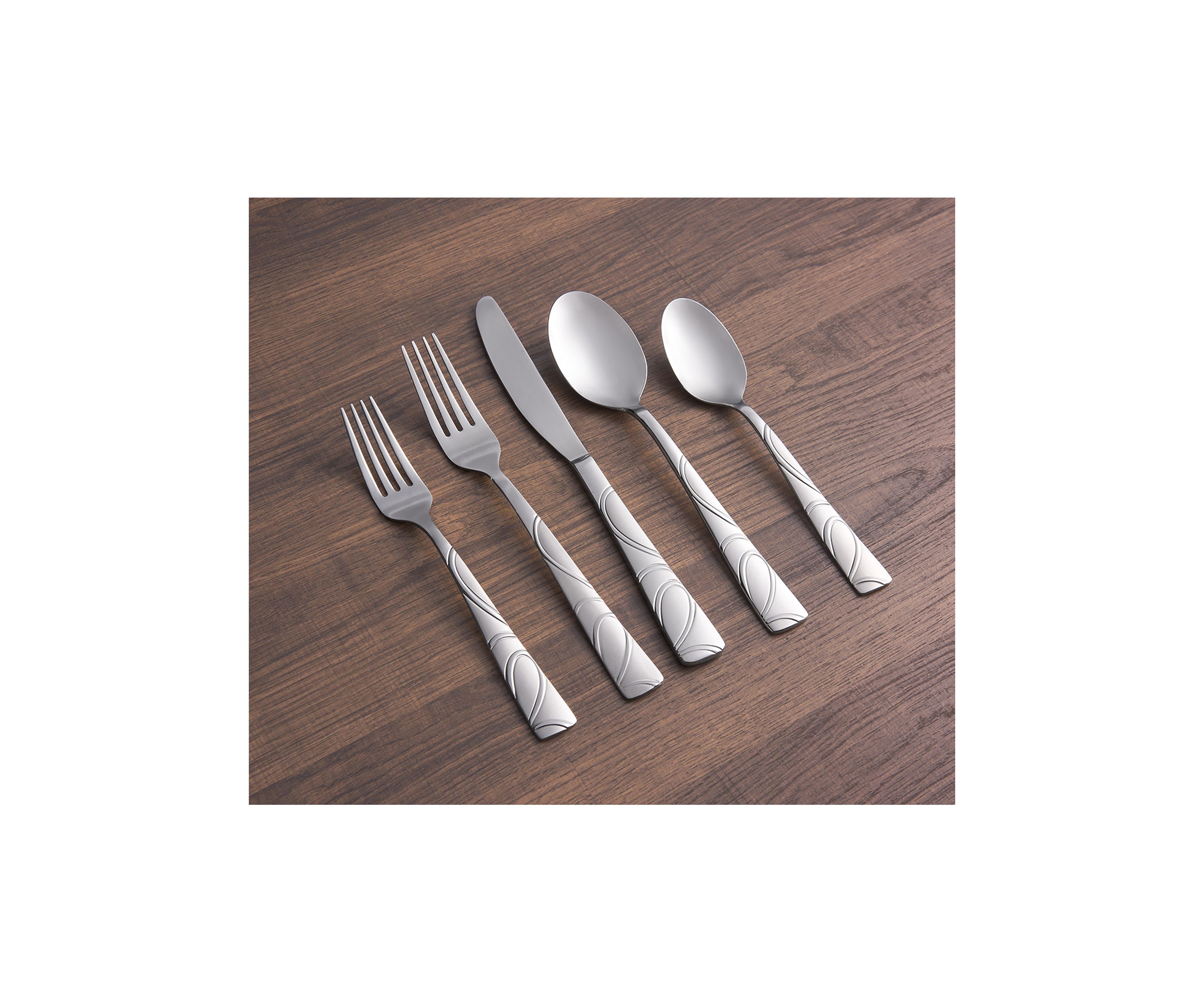 Sasha Sand 20-Piece Flatware Set - Service for 4