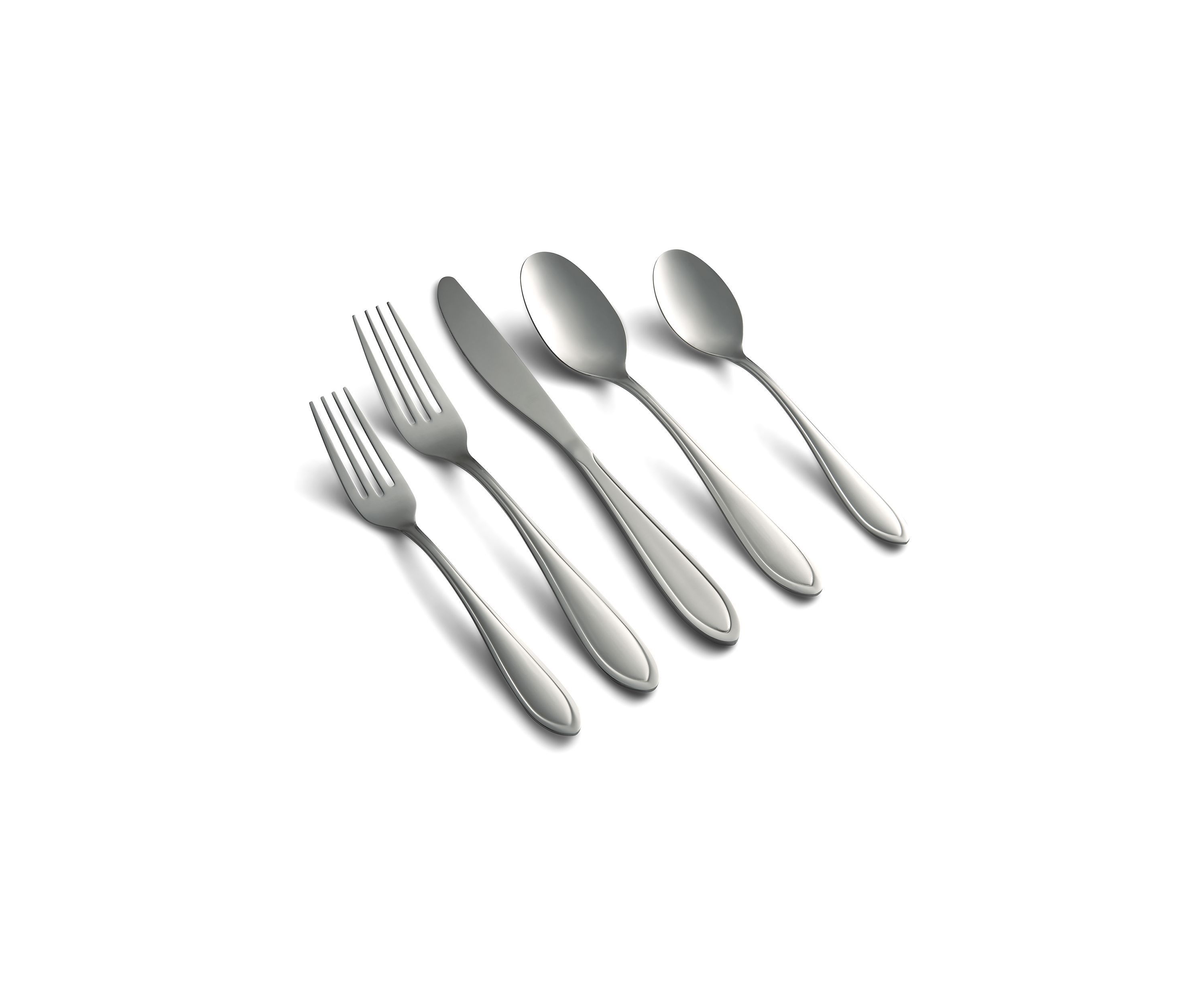 Yardena Sand 42-Piece Flatware Set with Buffet - Service for 8