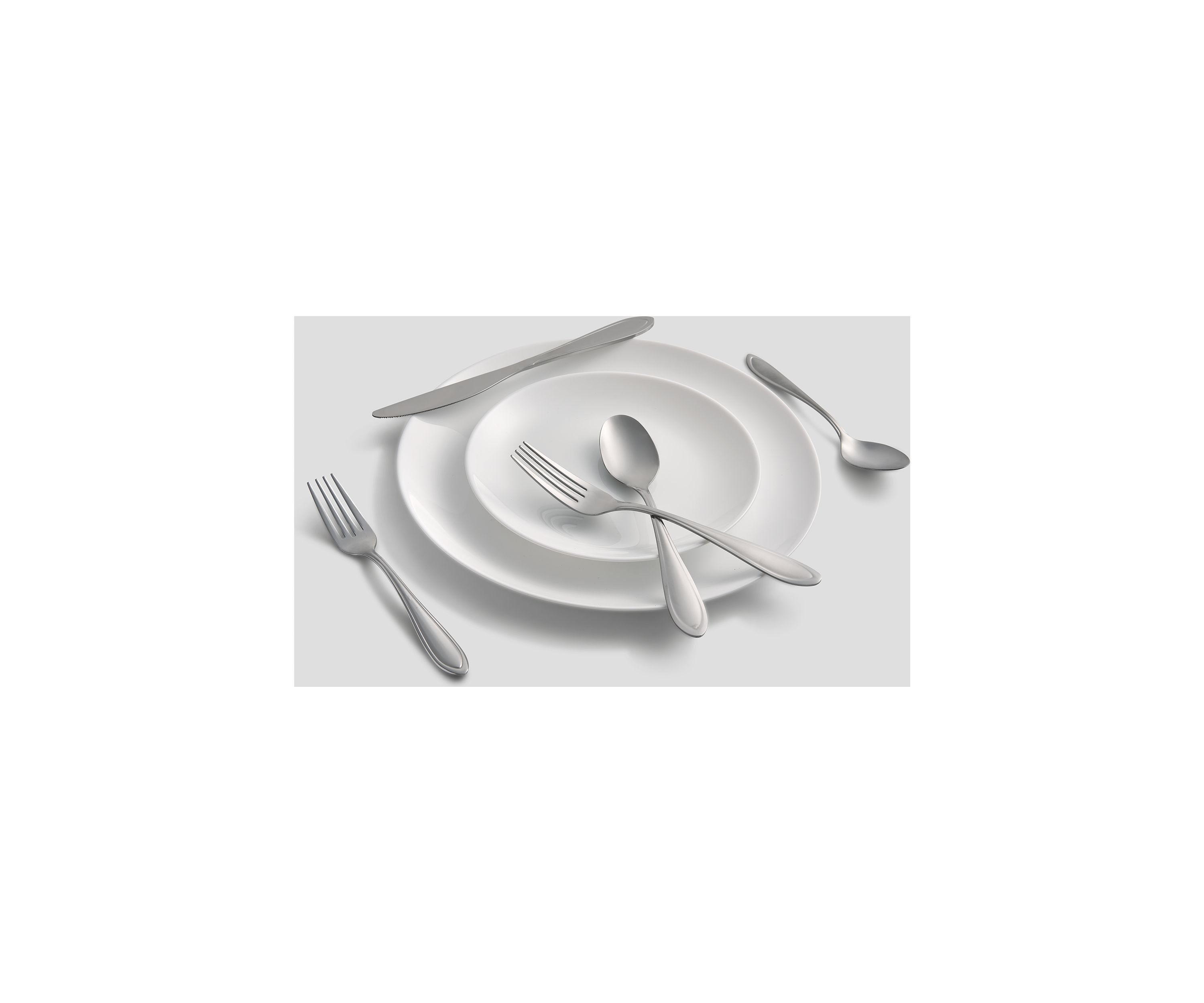 Yardena Sand 42-Piece Flatware Set with Buffet - Service for 8