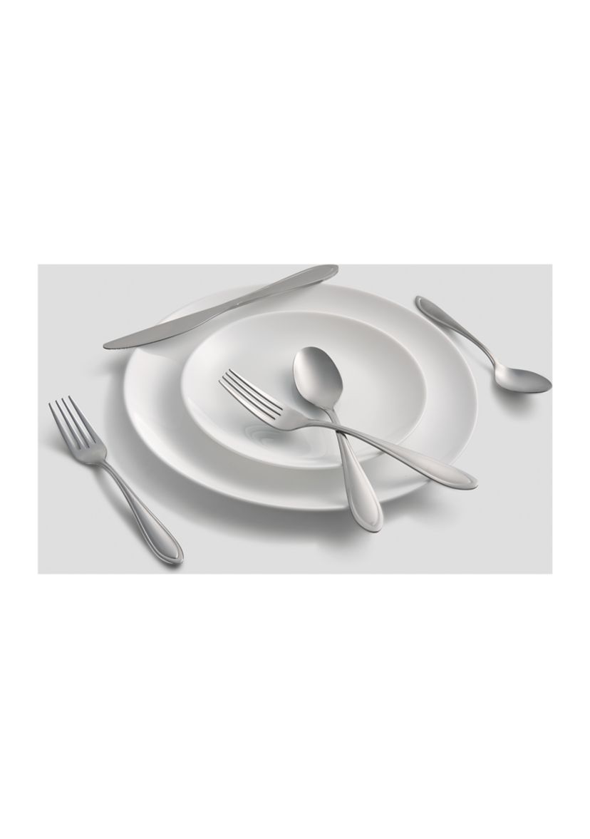 Yardena Sand 42-Piece Flatware Set with Buffet - Service for 8