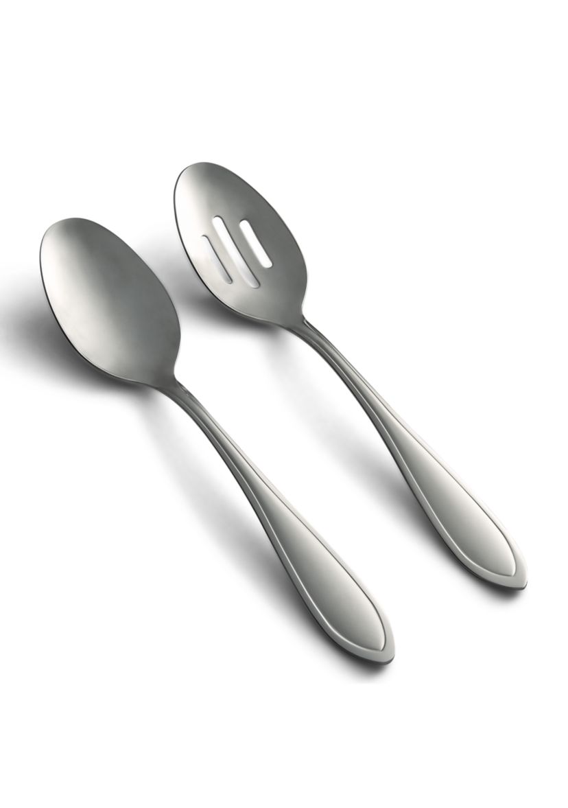 Yardena Sand 42-Piece Flatware Set with Buffet - Service for 8