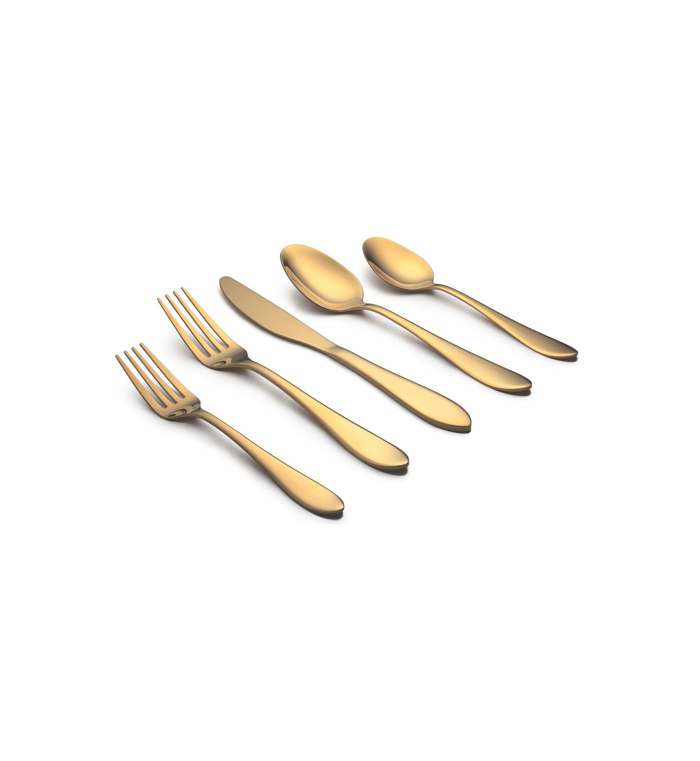 Delia Gold 20-Piece Flatware Set