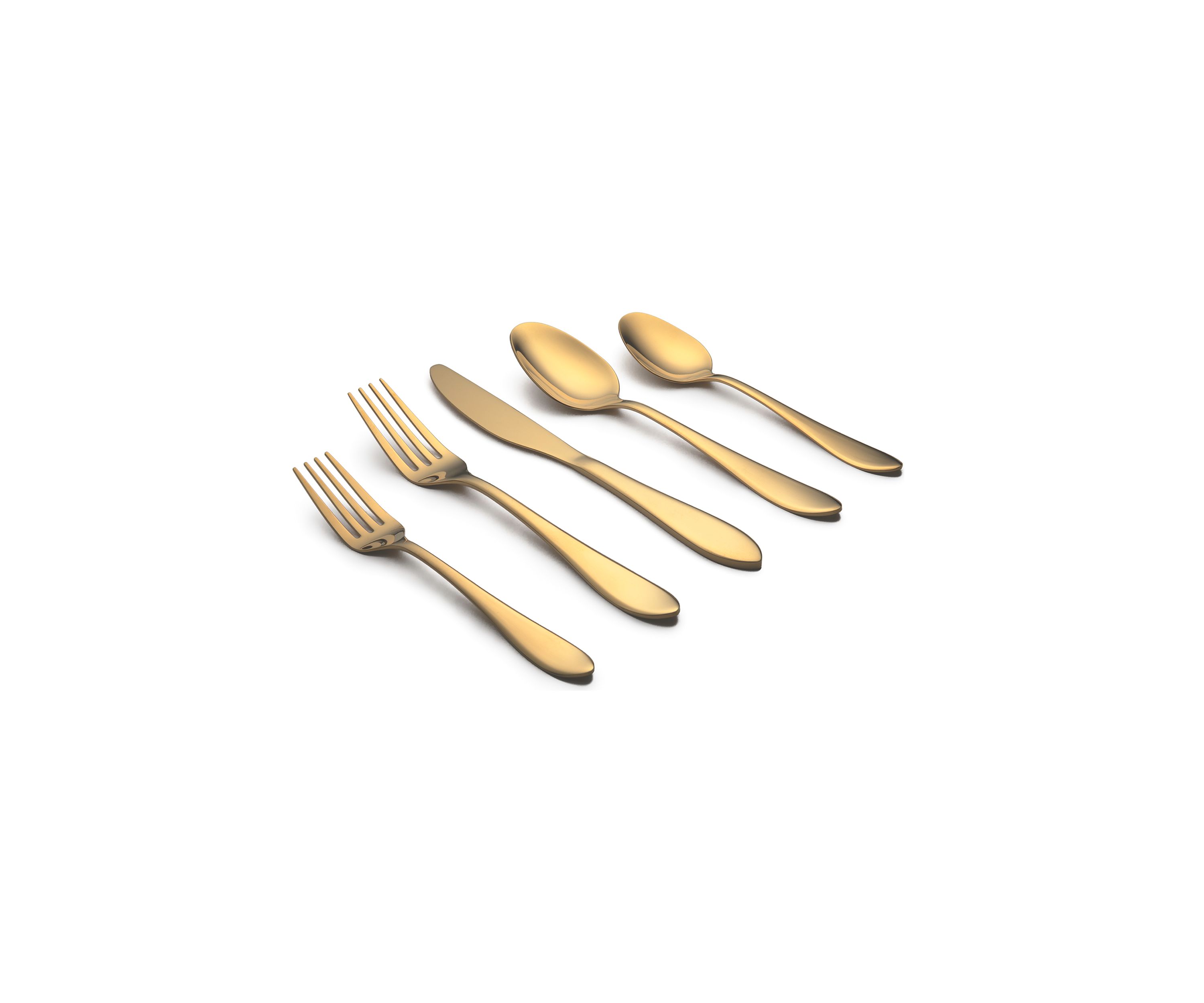 Delia Gold 20-Piece Flatware Set
