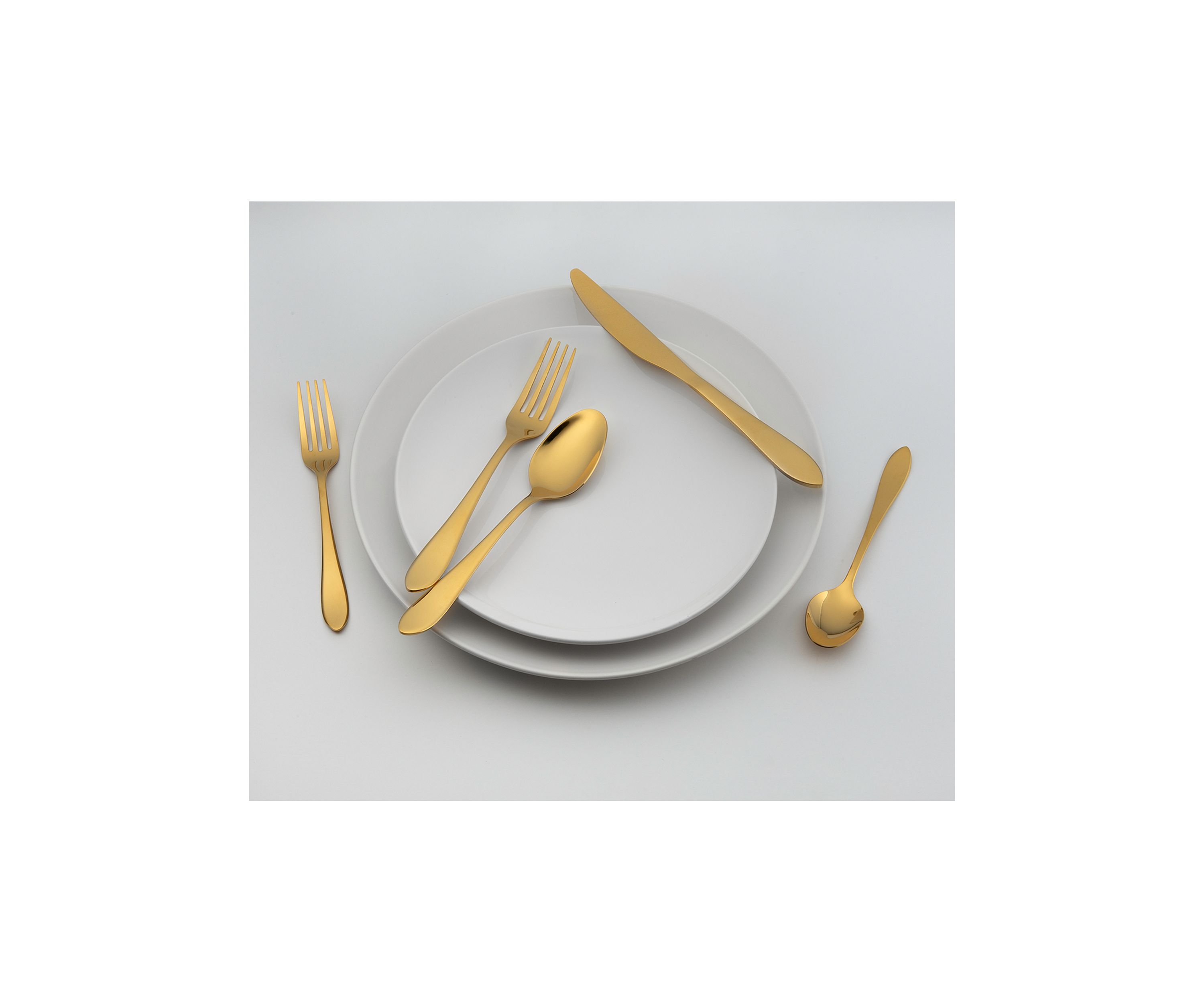 Delia Gold 20-Piece Flatware Set