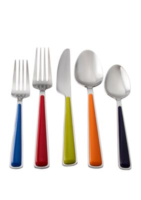 Fiesta Merengue 20-Piece Flatware Set, Silver, 20 Pieces - Service 4 -  0719978978821
