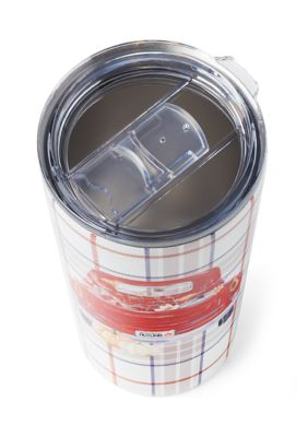 20 Ounce Red Plaid Truck Insulated Tumbler