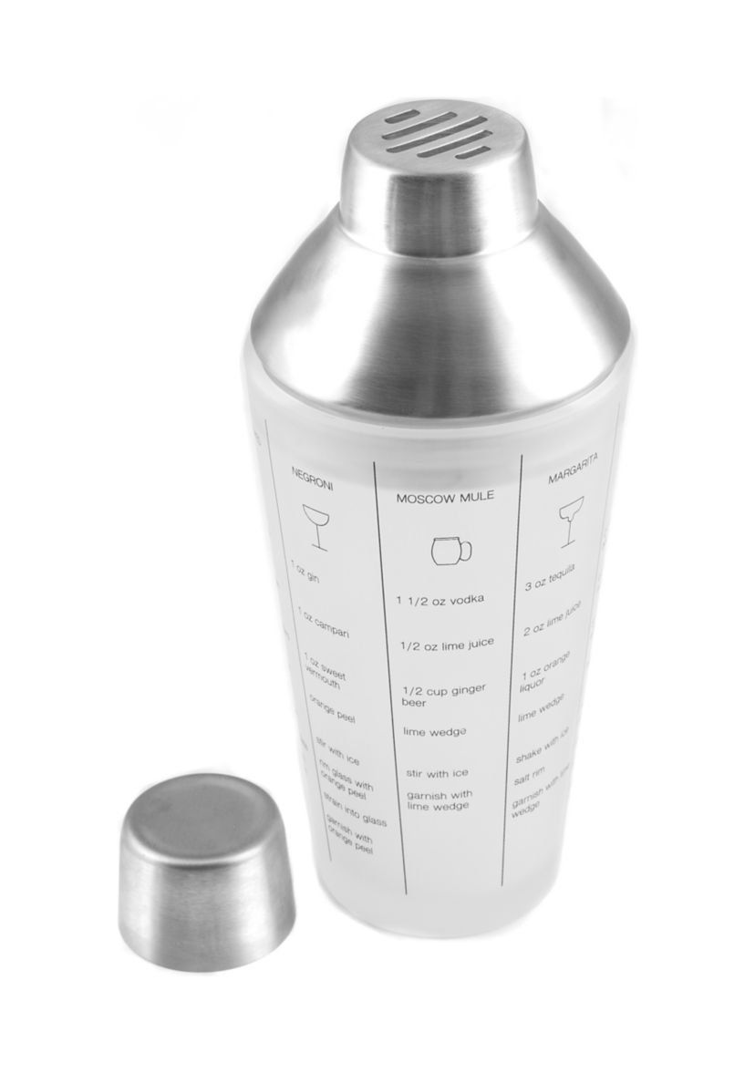 Stainless Glass Recipe Shaker