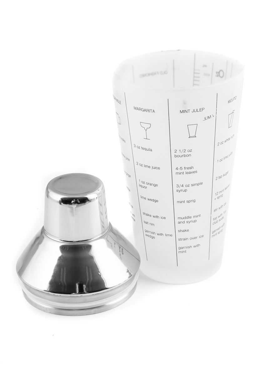 Stainless Glass Recipe Shaker