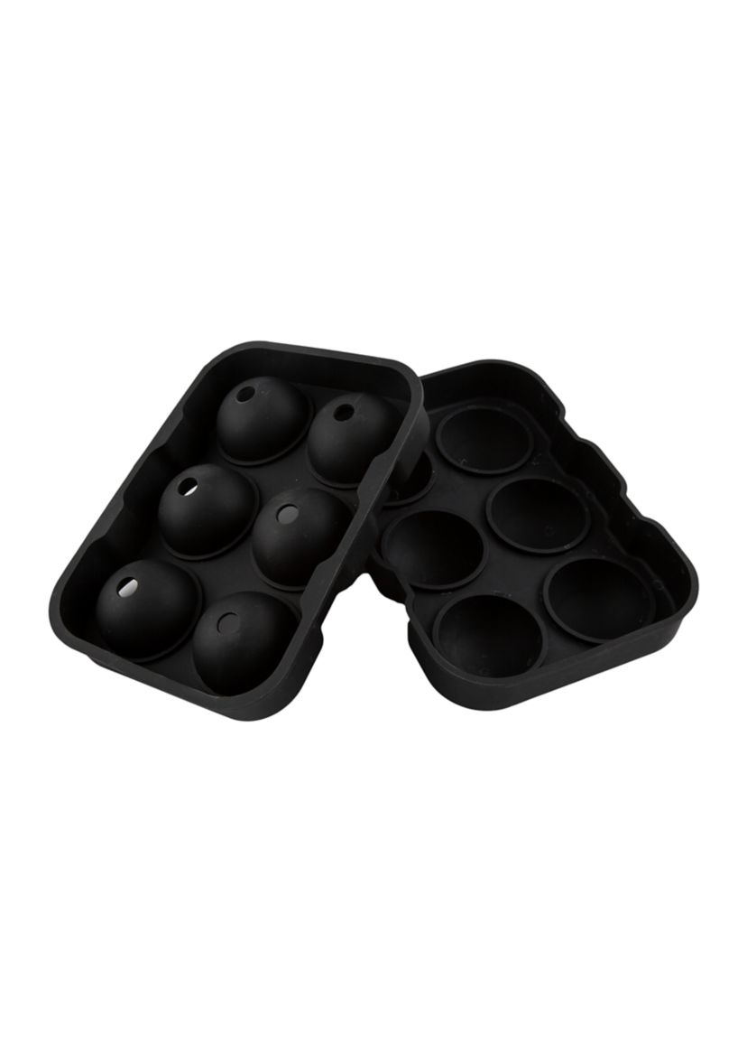 6-Sphere 1.75 Inch Black Ice Mold