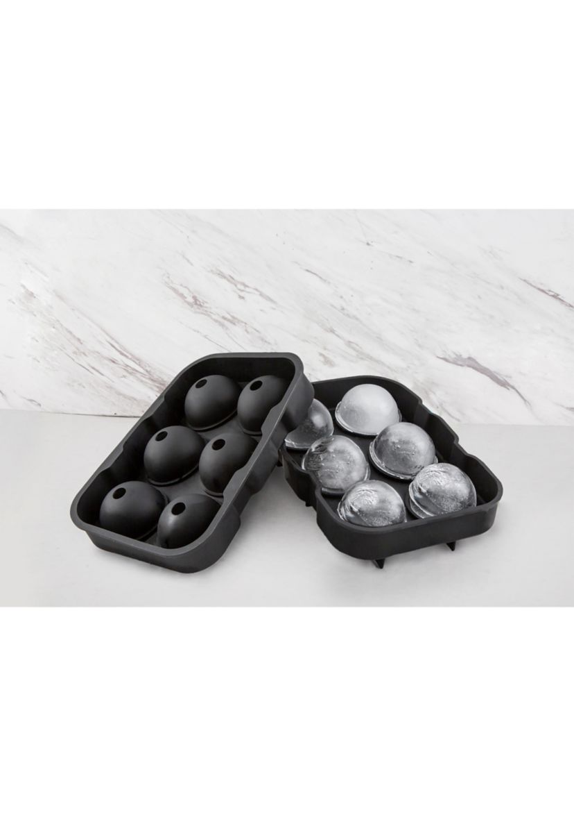 6-Sphere 1.75 Inch Black Ice Mold