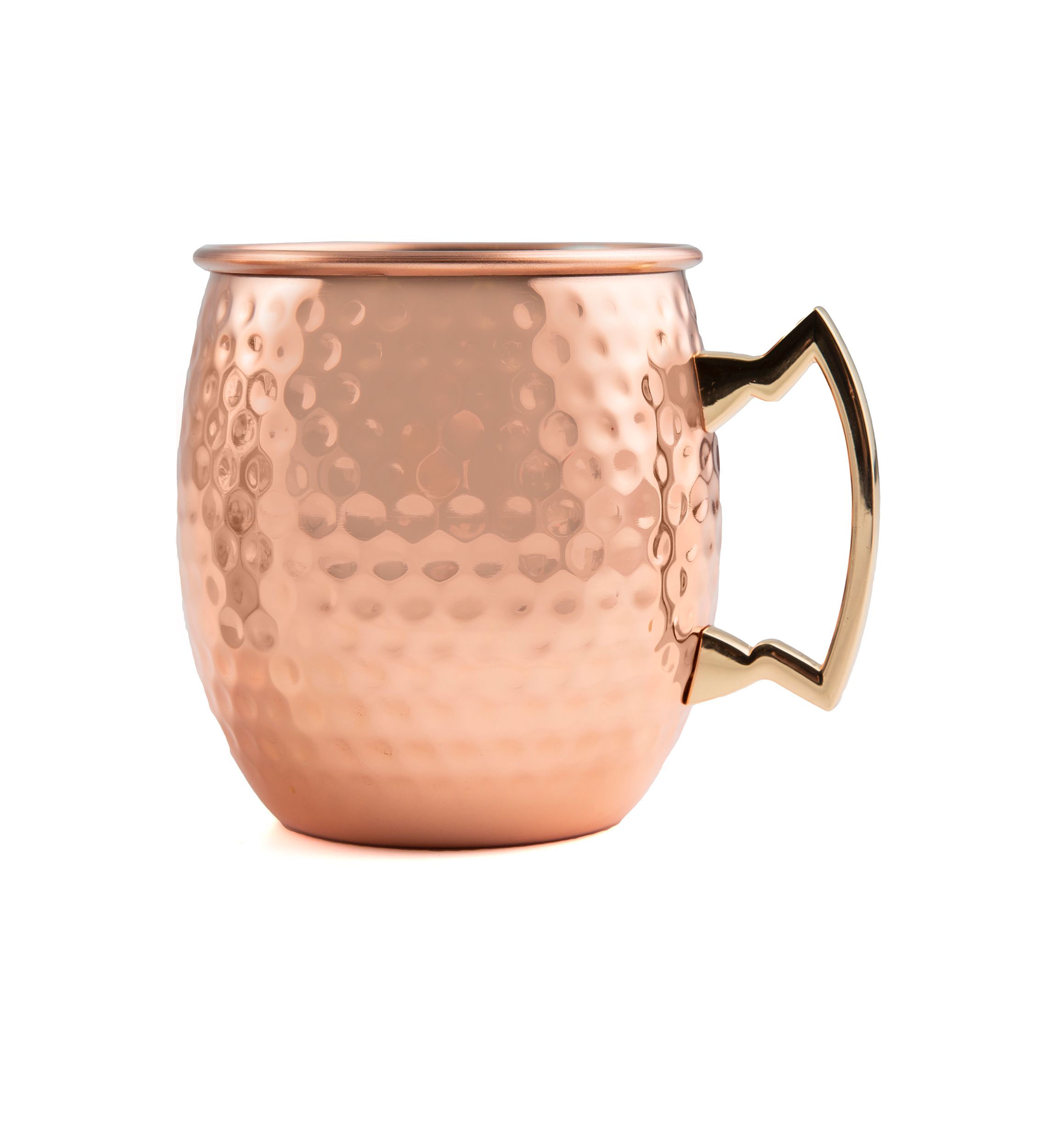 2 Pack of Hammered Copper Moscow Mule Mugs