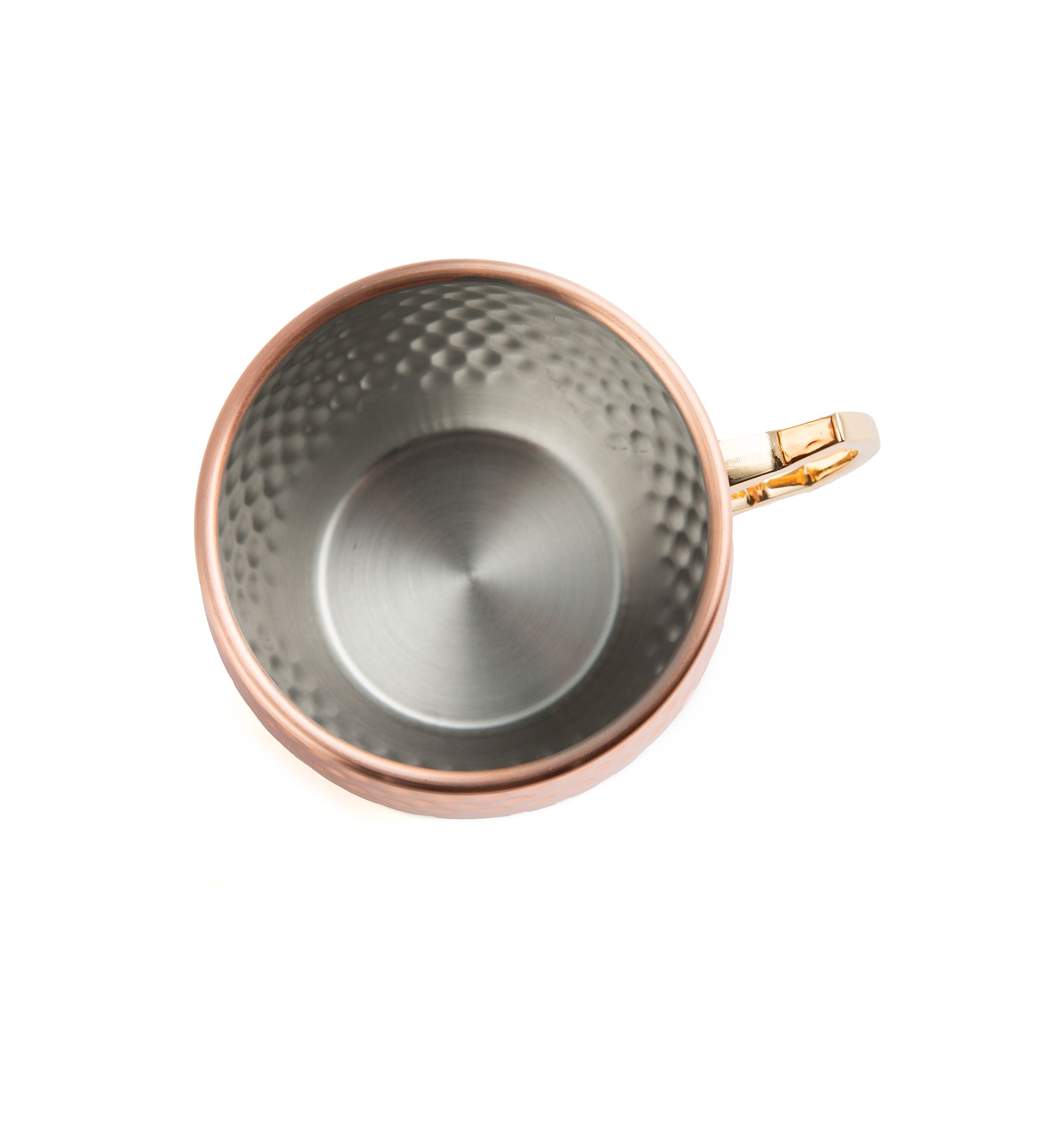 2 Pack of Hammered Copper Moscow Mule Mugs