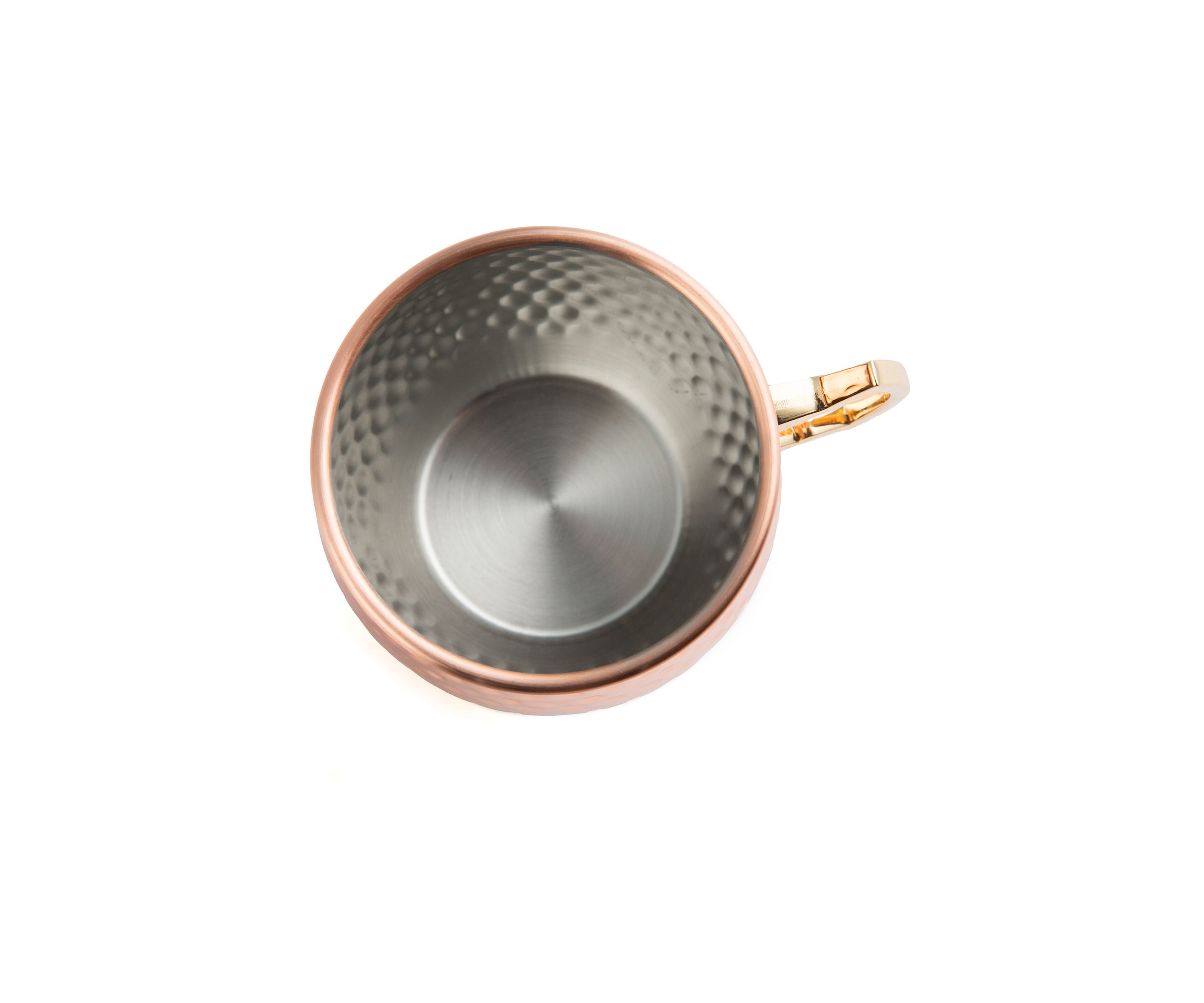 2 Pack of Hammered Copper Moscow Mule Mugs