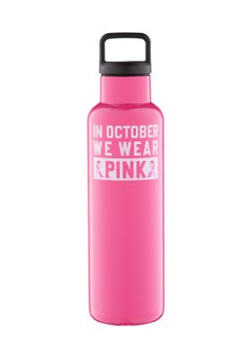 Cambridge Silversmiths In October We Wear Pink Insulated Bottle - 18 Ounces -  7600694EP100BLKPNCB3BM