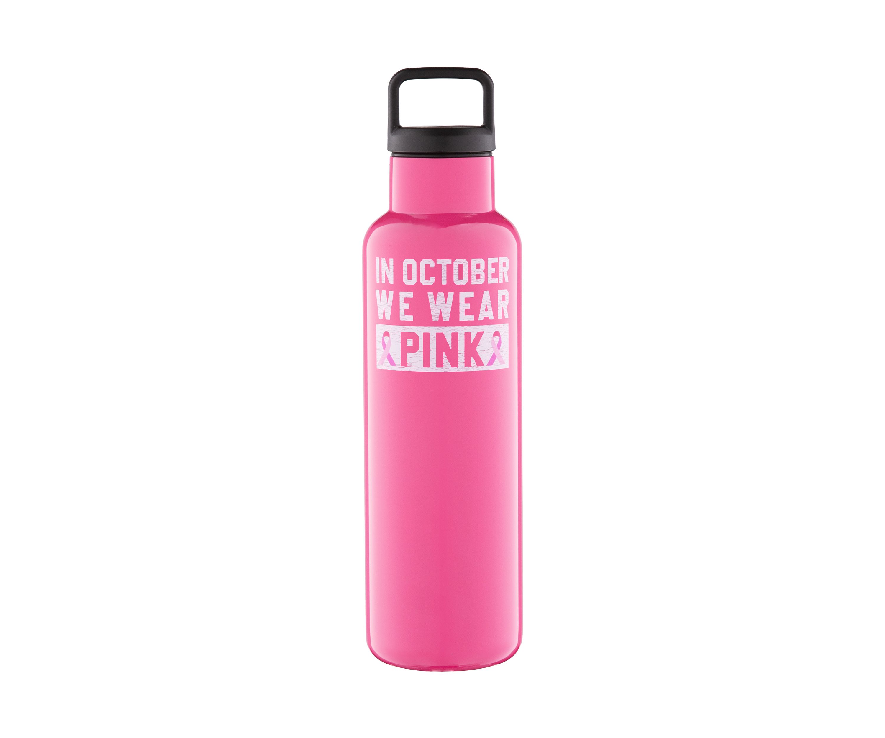 In October We Wear Pink Insulated Bottle - 18 Ounces