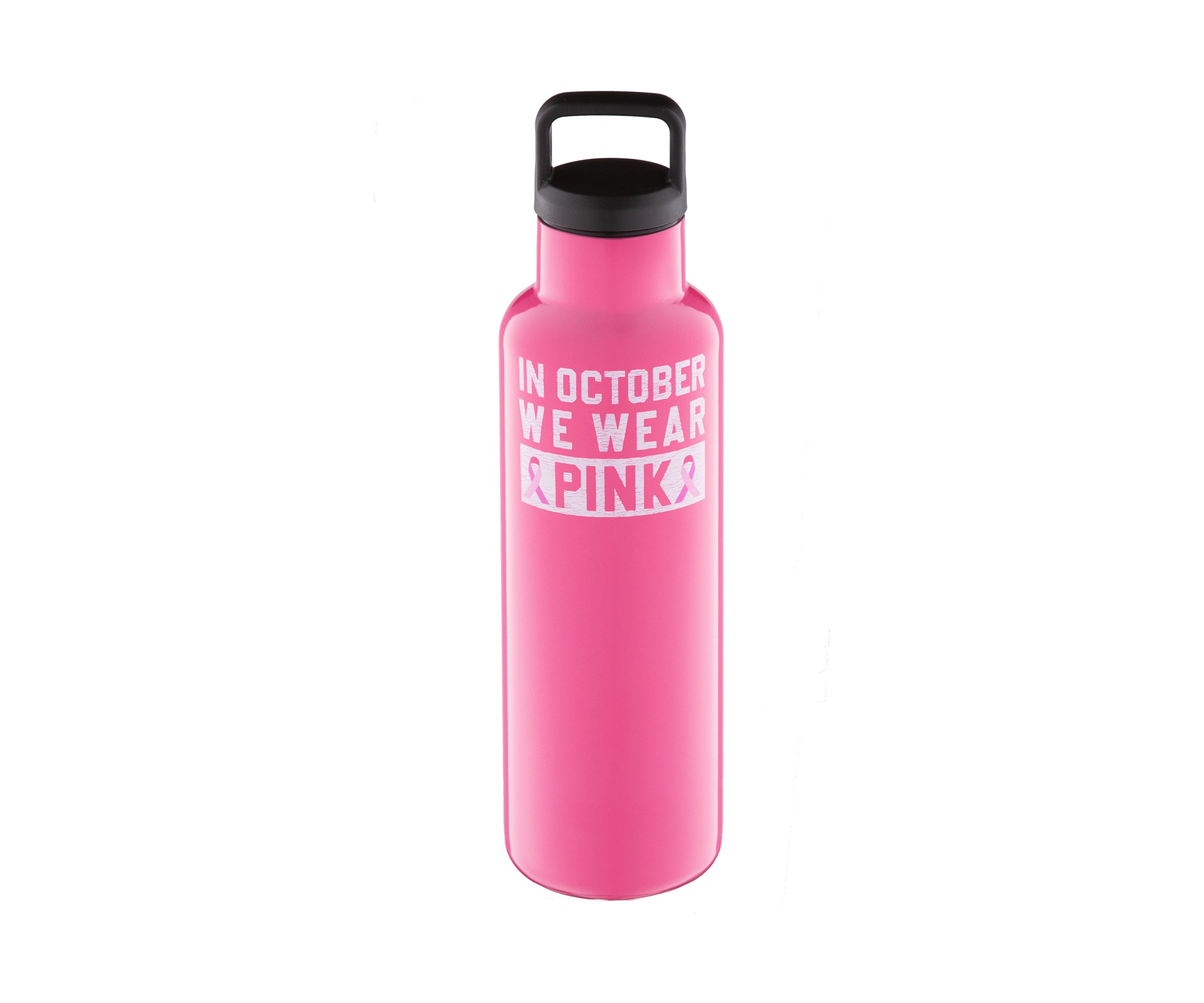 In October We Wear Pink Insulated Bottle - 18 Ounces
