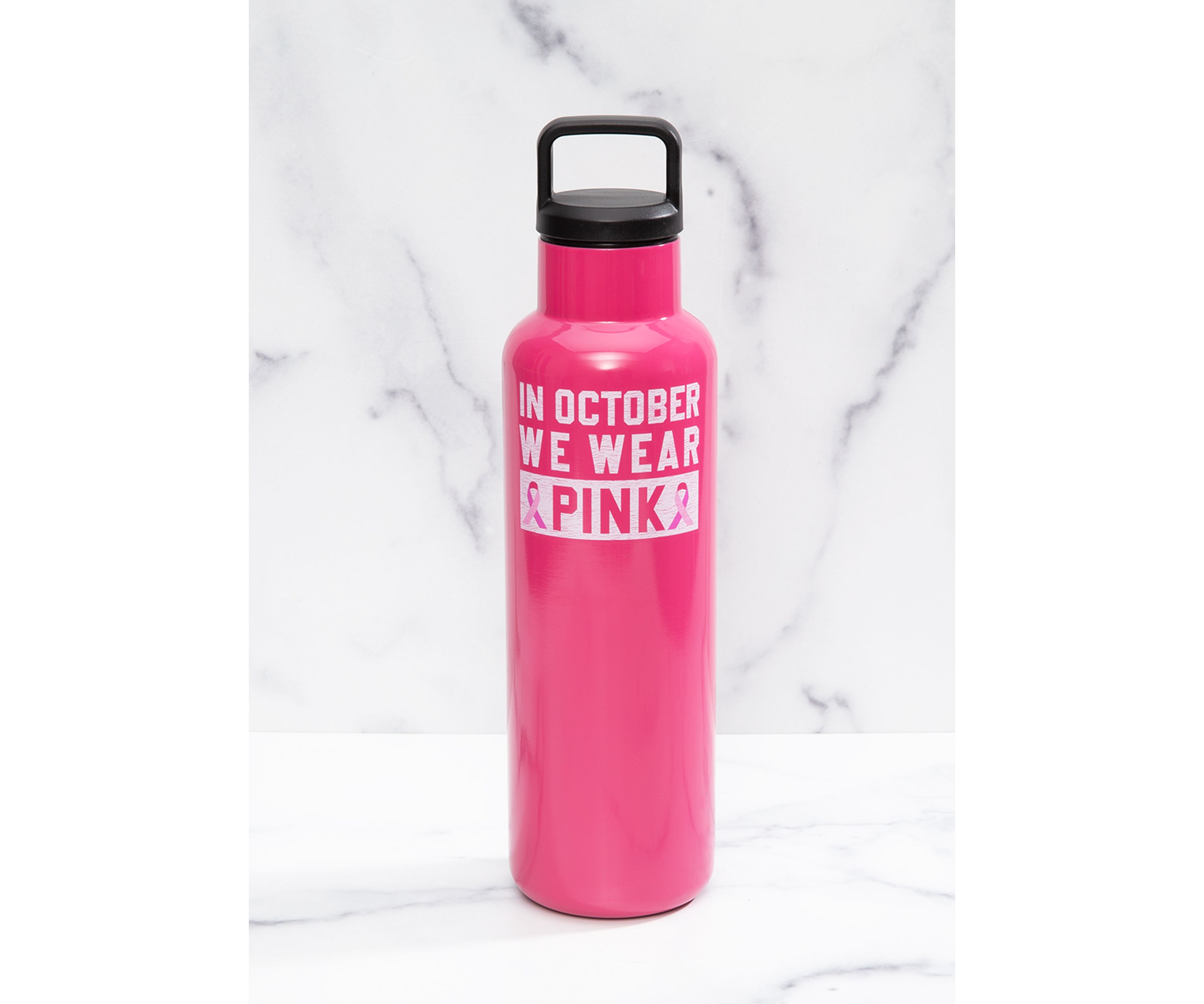 In October We Wear Pink Insulated Bottle - 18 Ounces