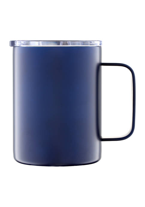 16 Ounce Navy Insulated Coffee Mug