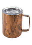 16 Ounce Wood Decal Insulated Coffee Mug