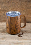 16 Ounce Wood Decal Insulated Coffee Mug