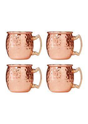 20 Oz Hammered Copper Moscow Mule Mugs, Set Of 2 – Cambridge Silversmiths®