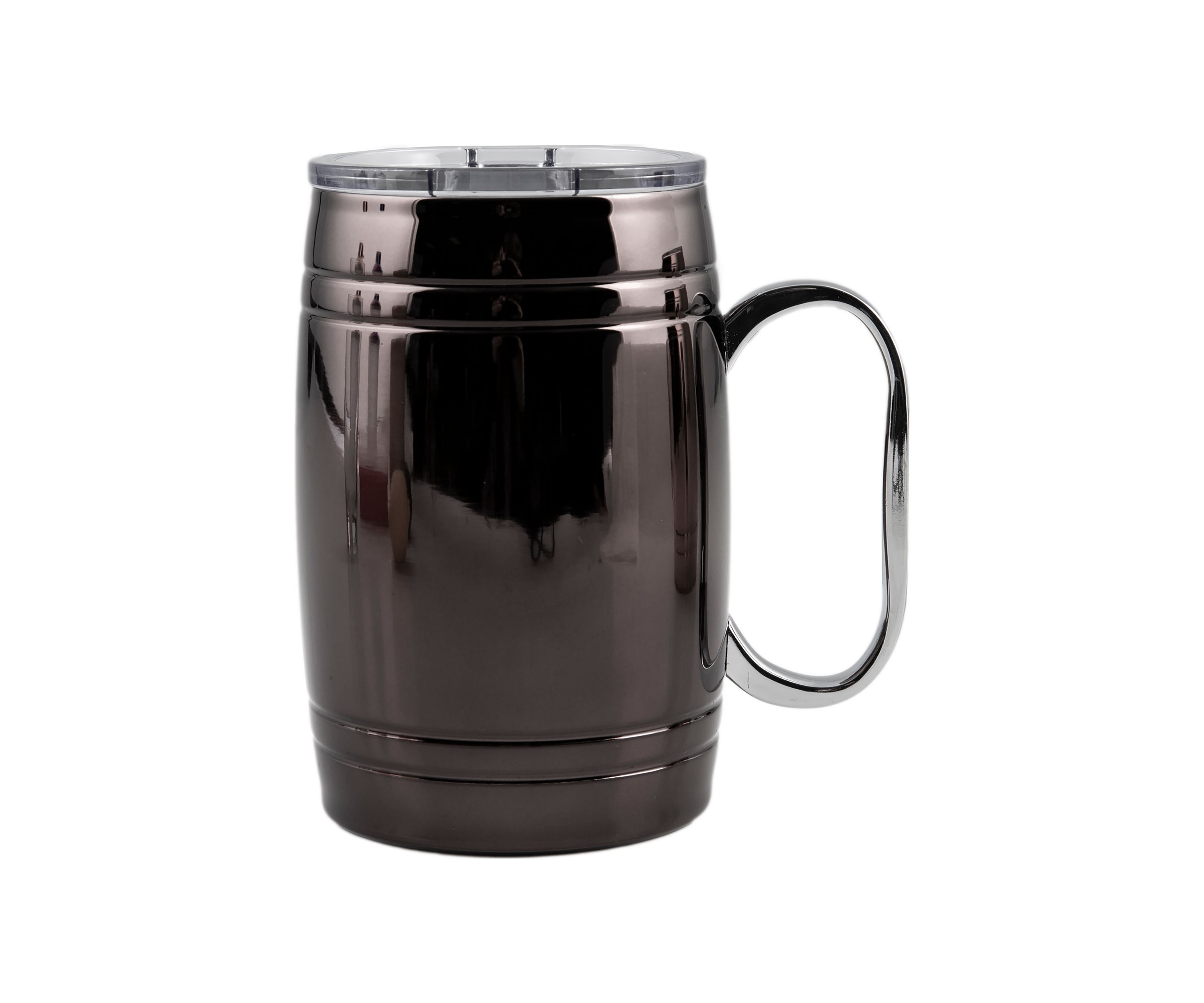 20 Ounce Insulated Black Beer Mug