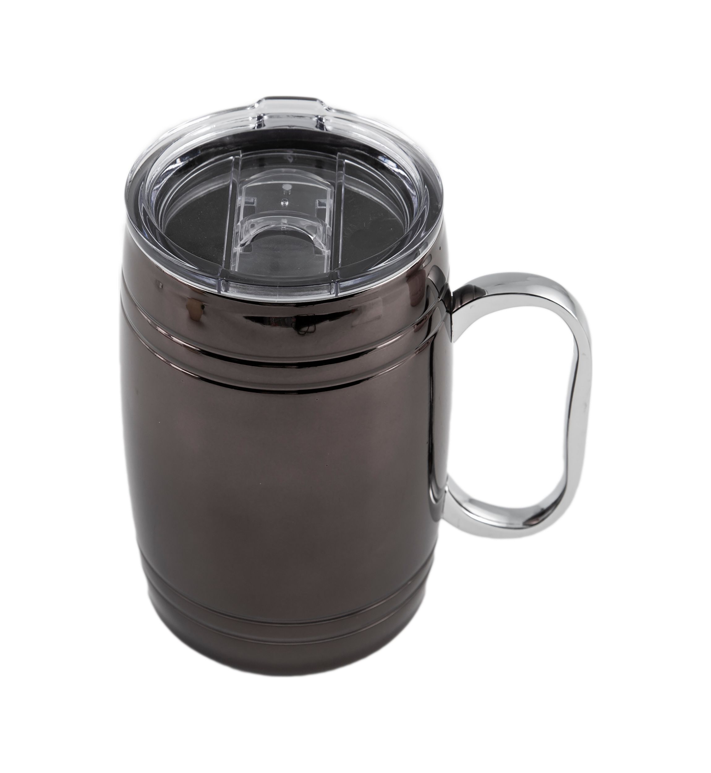 20 Ounce Insulated Black Beer Mug