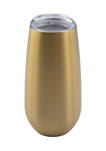 6 Ounce Insulated Brushed Gold Champagne Tumbler