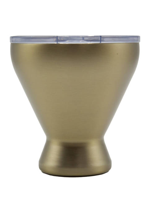 Cambridge Silversmiths 11 Ounce Insulated Brushed Gold Cocktail