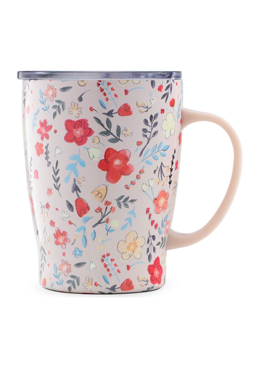 Cambridge Silversmiths 20 Ounce Pink Floral Insulated Coffee Mug | Belk