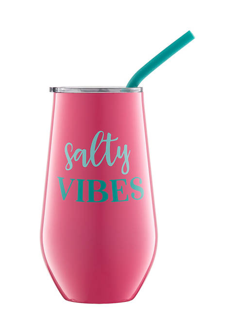 Cambridge Silversmiths 16 Ounce Coral Salty Vibes Insulated
