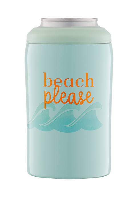 Cambridge Silversmiths 3-in-1 Beach Please Insulated Can Cooler