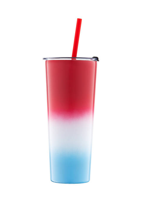 Cambridge Silversmiths 24 Ounce Red, White, Blue Ombr&eacute;