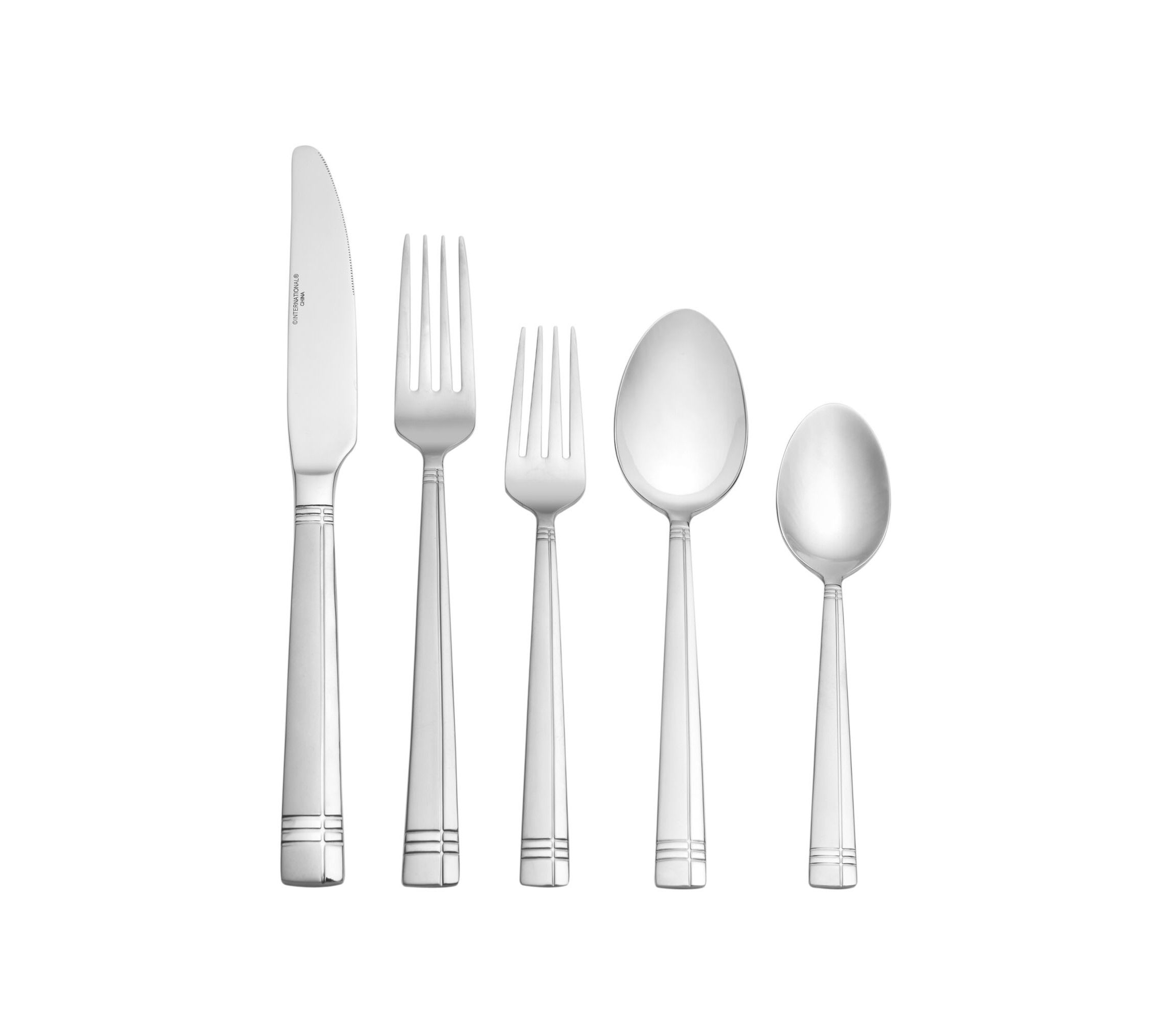 International Silver Dawson Frost 20-pc Flatware Set, Service for 4