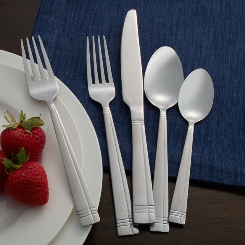 International Silver Dawson Frost 20-pc Flatware Set, Service for 4