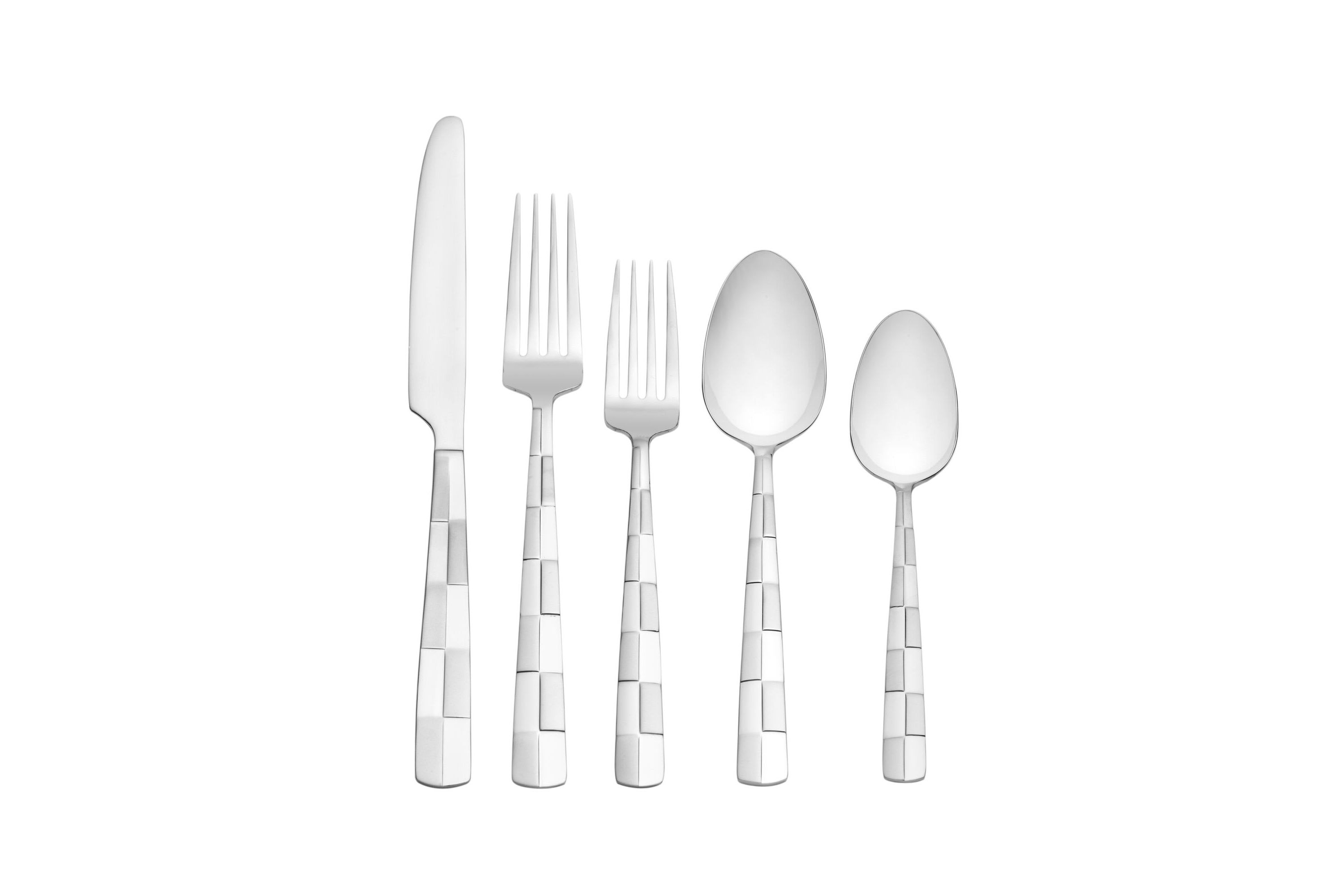International Silver Checkered Frost 20-pc Flatware Set, Service for 4