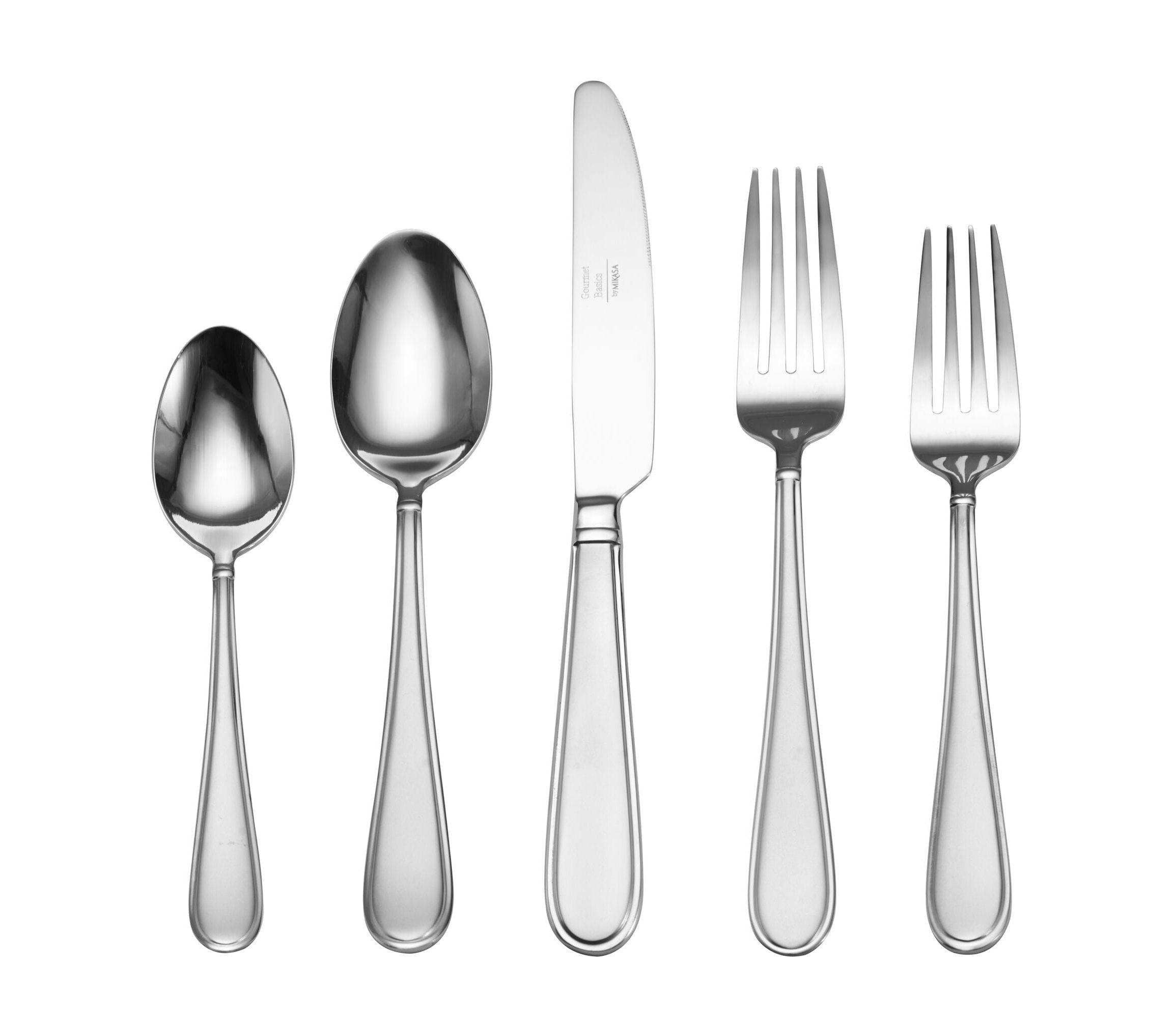 Gourmet Basics by Mikasa Westfield Frost 20-pc Flatware Set, Service for 4