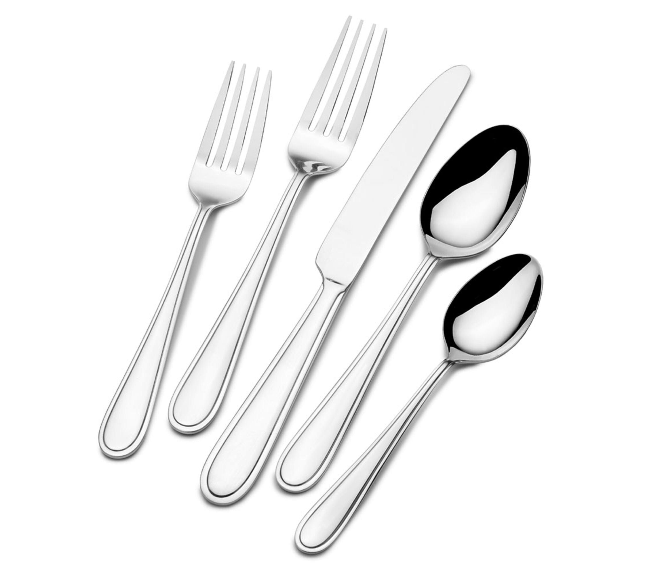 Gourmet Basics by Mikasa Westfield Frost 20-pc Flatware Set, Service for 4