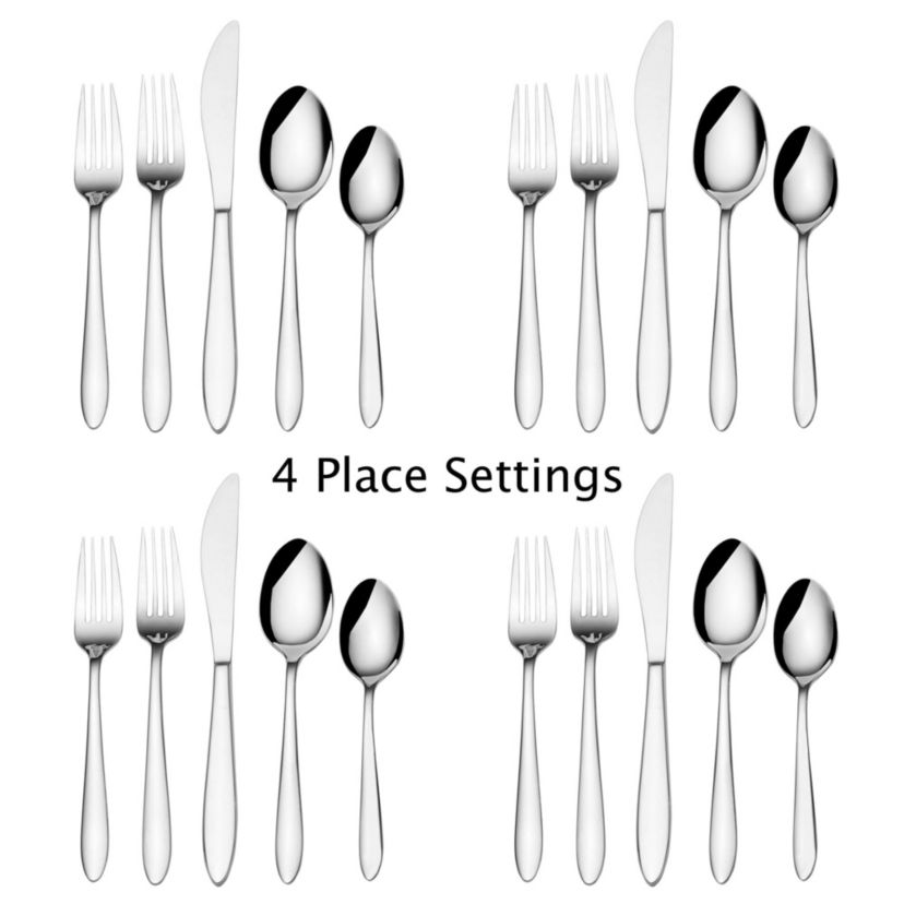 International Silver Felice 20-pc Flatware Set, Service for 4