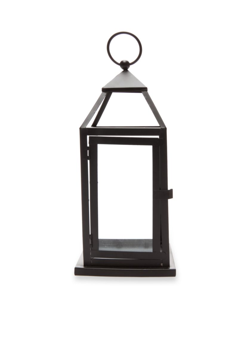 Matte Black Metal Lantern