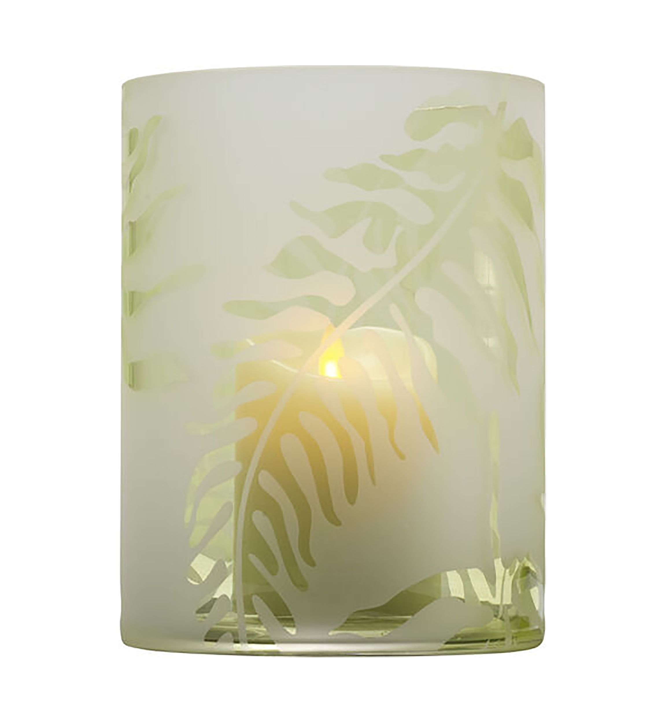 Phylo Leaf Glass Hurricane