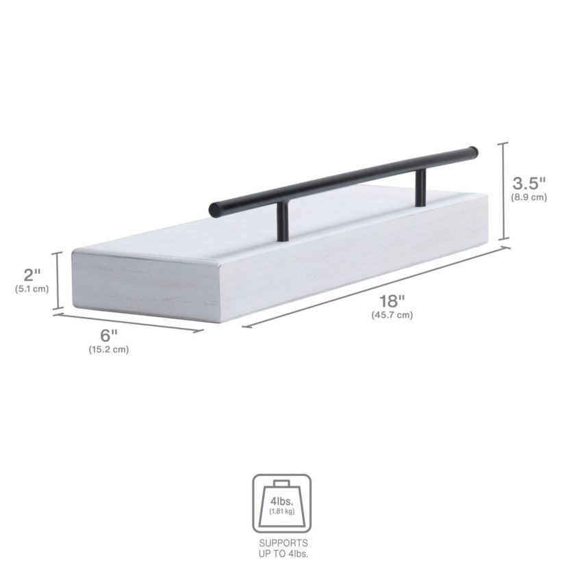 Floating Molding Shelves for Bedroom, Living Room, Bathroom, Kitchen, Nursery, Set of 5, Espresso