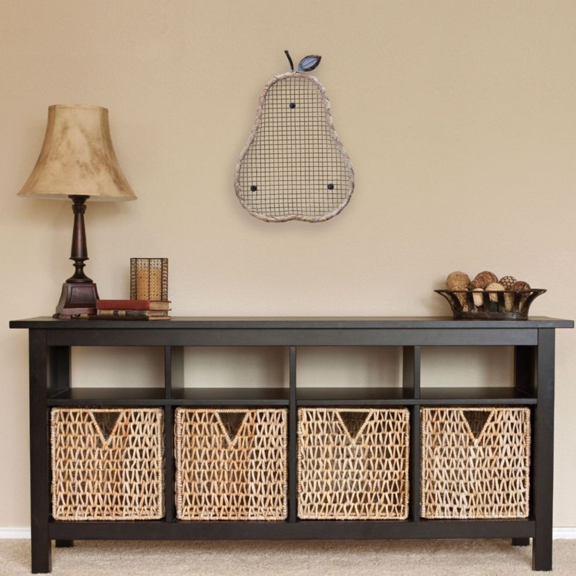 19-in Pear Wire Wall Decor