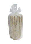 3 in x 6 in Christmas Themed Birch Embossed LED Wax Pillar Candle