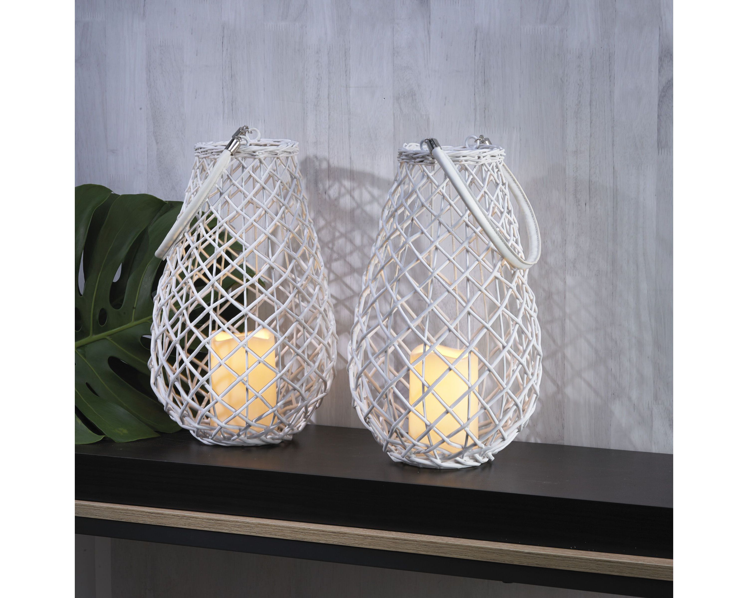 Set Of 2 LED Lantern, 13 Inch